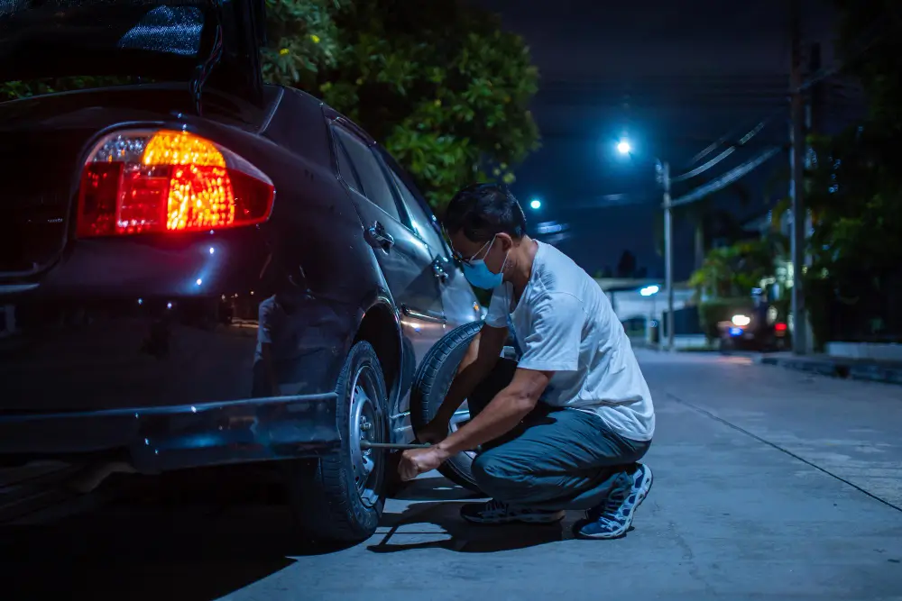 Roadside tire service in Orlando